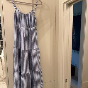 Rails Blakely Cotton Striped Midi-Dress, Size S